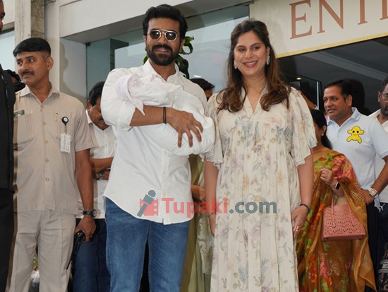 Ramcharan upasana with baby